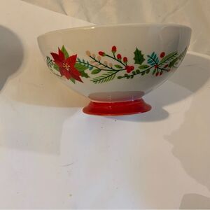 New Holiday Time 6" Earthenware Bowls Set -2 A5